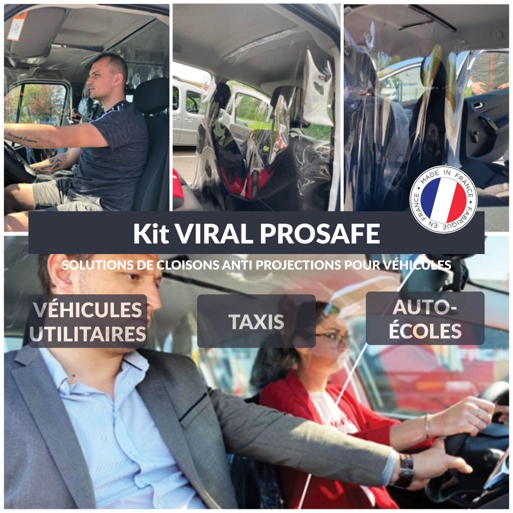 VIRAL PROSAFE : la paroi anti projections pour véhicule